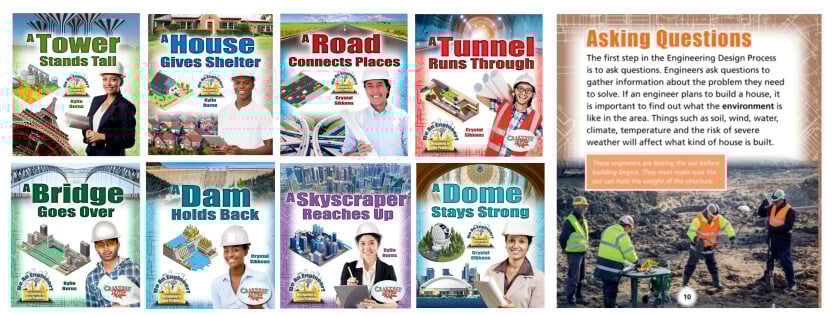 Be an engineer series - Science books for kids