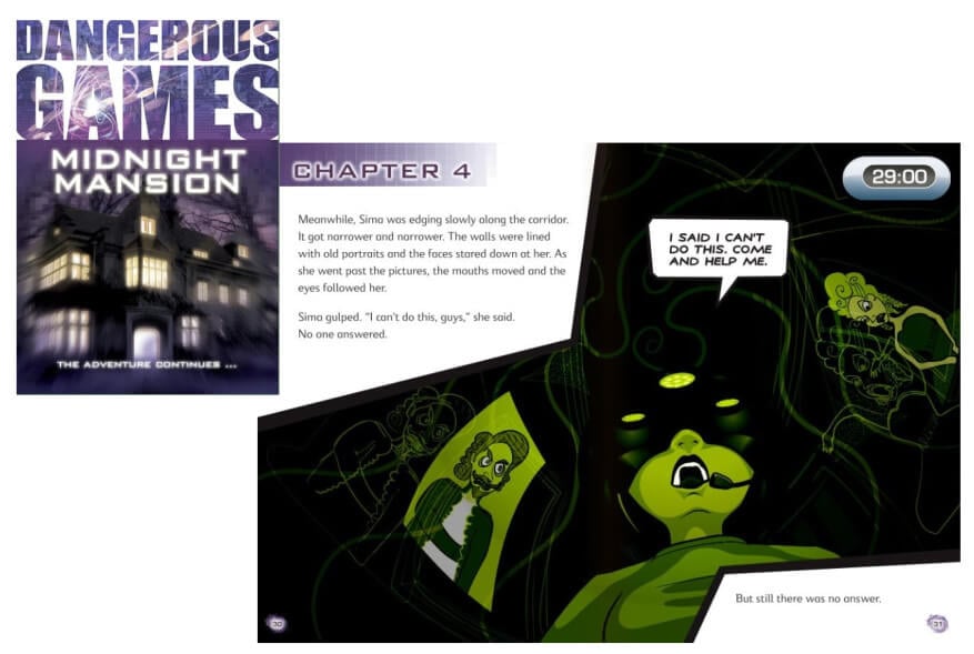 Halloween books - Dangerous Games Midnight Mansion