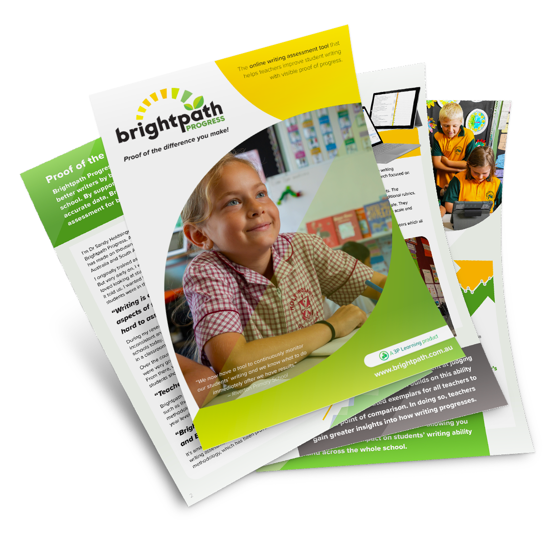 Formative Writing Assessments Brochure