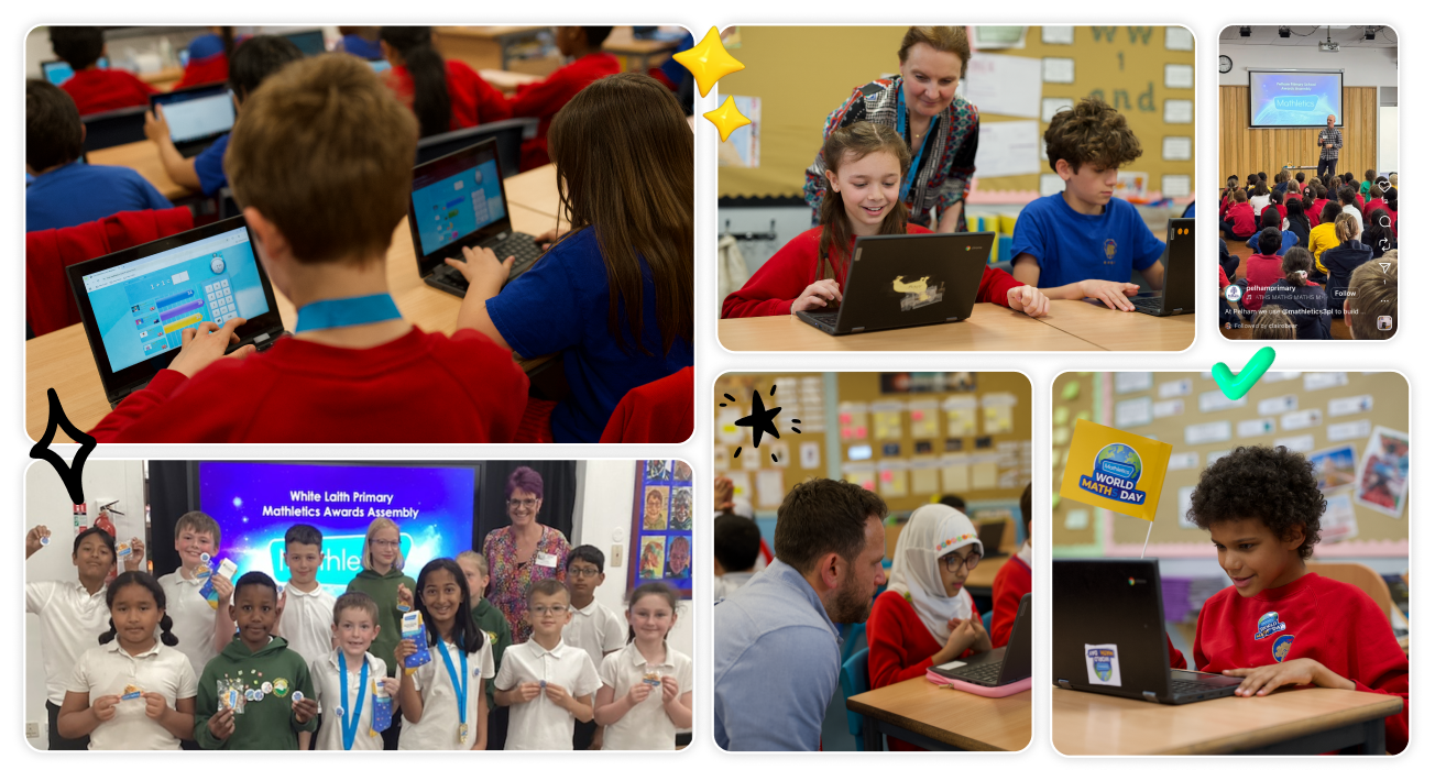 Students and teachers using 3 Essentials programs in class